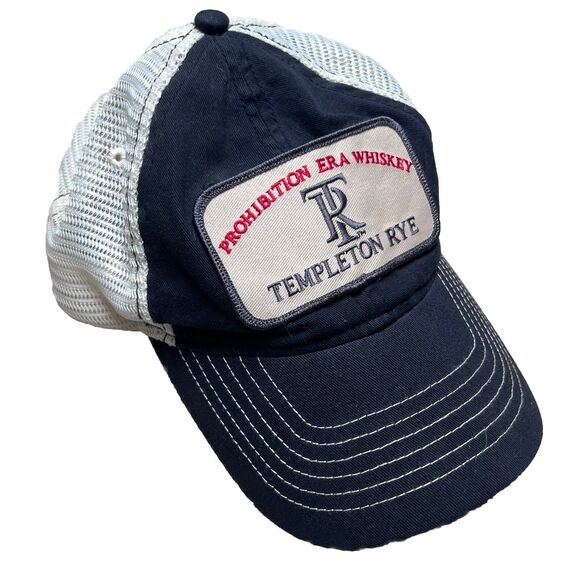 Templeton Rye Prohibition Era Whiskey Hat Zkapz One Size Baseball Cap Black Tan - Picture 1 of 9